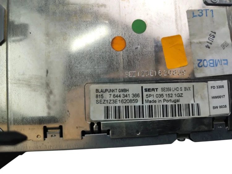 RADIO SEAT ALTEA (2004-2009) 1.9 TDI 105KM 5P10351521GZ