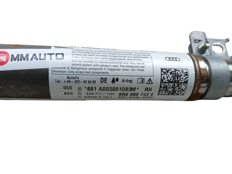 KURTYNA POWIETRZNA PRAWA AUDI Q5 8R (2008-2012) 2.0 TFSI 211KM 8R0880742E