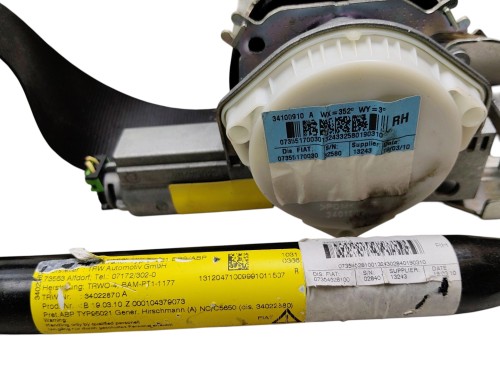 PAS BEZPIECZEŃSTWA PRAWY PRZÓD FORD KA MK2 (2008-2016) 1.2 8V 69KM 07355170