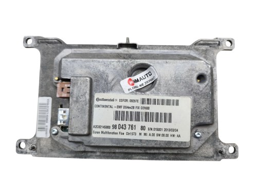 WYŚWIETLACZ NAWIGACJI GPS PEUGEOT 508 I (2010-2014) 2.0 HDI 140KM 980437618
