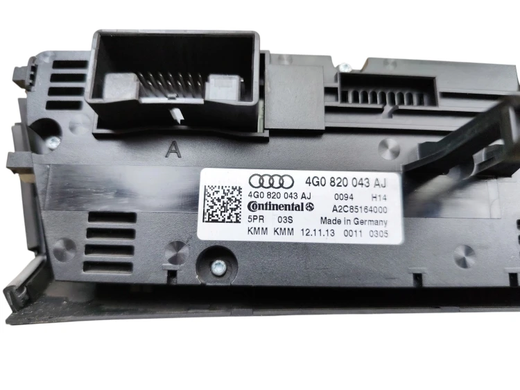 PANEL KLIMATYZACJI AUDI A6 C7 (2011-2014) 2.0 TDI 177KM 4G0820043AJ