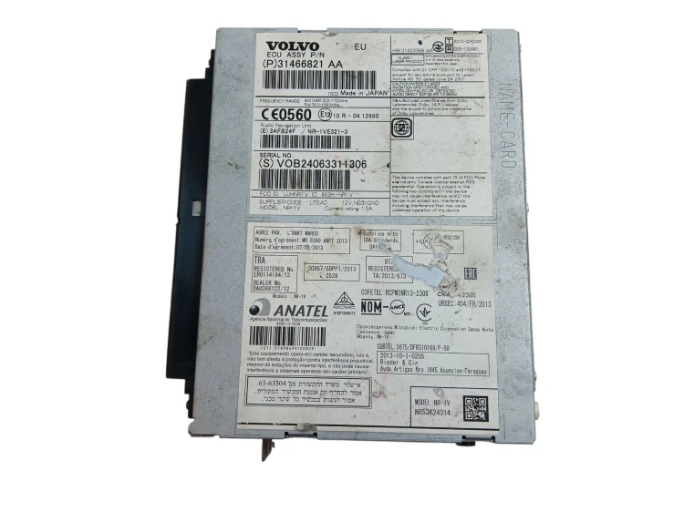 RADIO CZYTNIK VOLVO V60 I LIFT (2013-2018) 2.4 D4 190KM 31466821