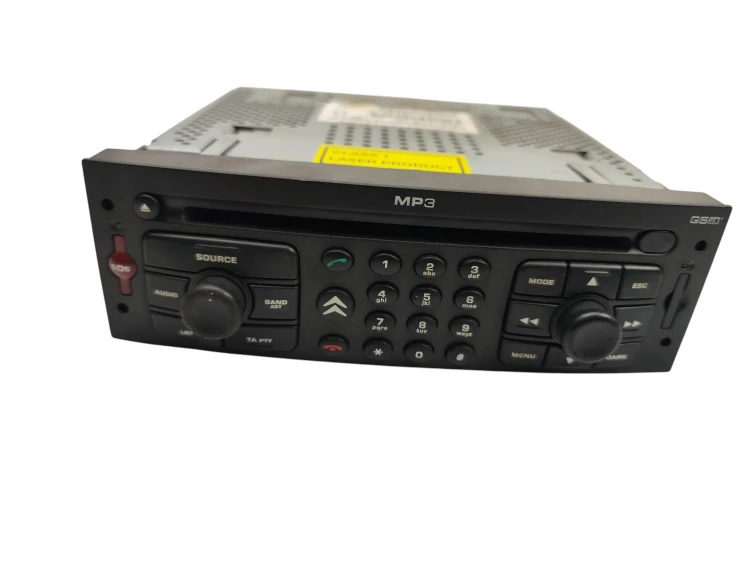 RADIO NAWIGACJA GPS CITROEN C4 PICASSO I (2006-2010) 2.0 16V 140KM 96629712