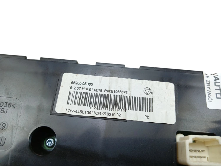 PANEL KLIMATYZACJI TOYOTA AVENSIS T27 LIFT (2012-2015) 2.0 D4D 124KM 55900-