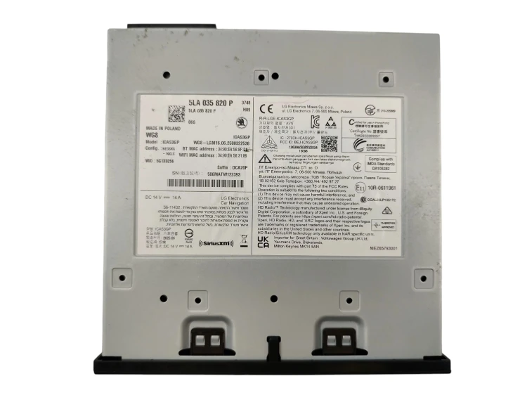 CZYTNIK MULTIMEDIA MIB SKODA ENYAQ LIFT (2025-) 85 286KM 210kW 5LA035820P