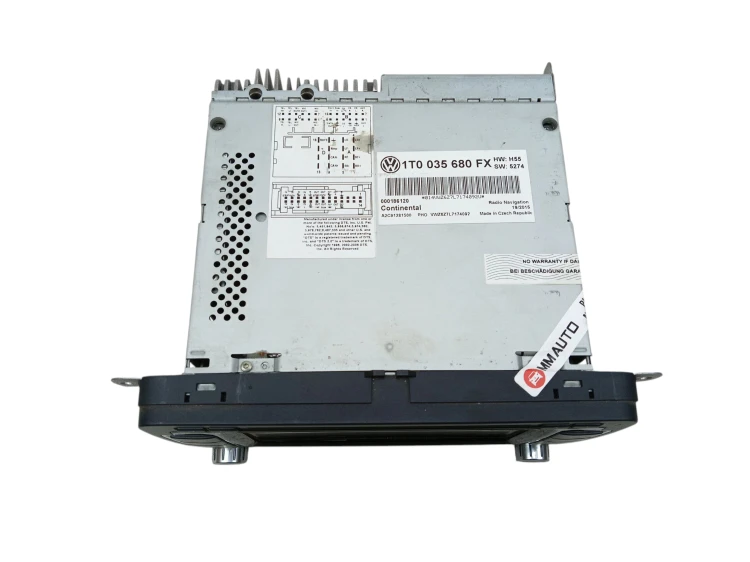 RADIO VOLKSWAGEN PASSAT B7 (2010-2014) 2.0 TDI 170KM 1T0035680FX