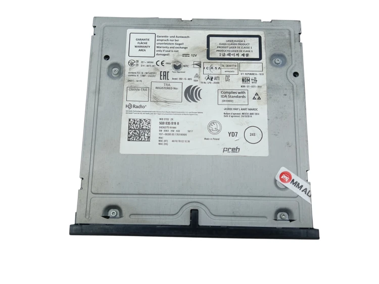 CZYTNIK MULTIMEDIA MIB SKODA RAPID (2012-2017) 1.2 TSI 110KM 5Q0035819B