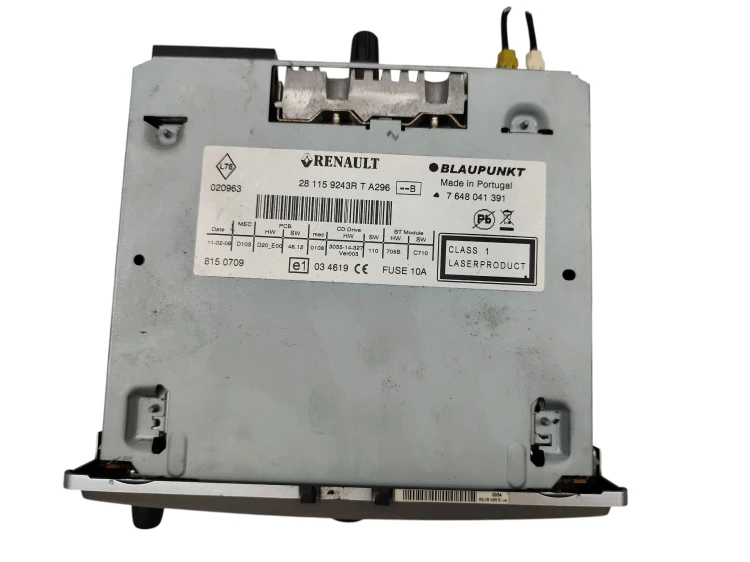 RADIO RENAULT SCENIC III (2009-2011) 1.9 DCI 130KM 281159243R 7648041391