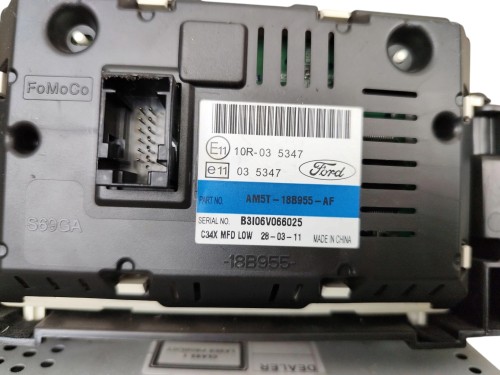 RADIO WYŚWIETLACZ KOMPLET FORD FOCUS MK3 (2010-2014) 1.6 TDCI 115KM BM5T-18