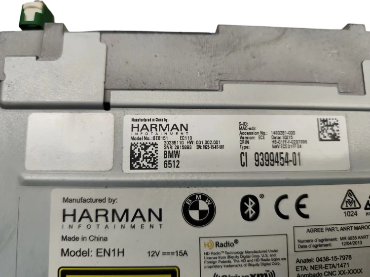 RADIO CZYTNIK BMW X3 F25 LIFT (2014-2017) 2.0 D 190KM 9399454