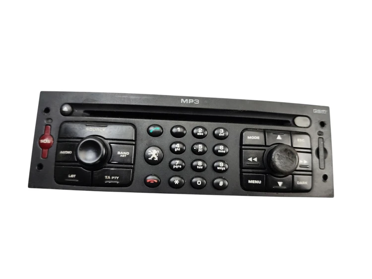 RADIO NAWIGACJA GPS PEUGEOT 307 LIFT (2005-2008) 1.6 HDI 109KM 96611440XT