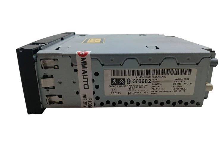 RADIO NAWIGACJA GPS CITROEN C5 III (2008-2010) 2.0 HDI 140KM 96736746ZD