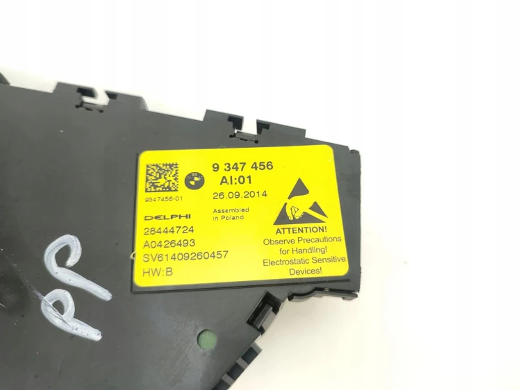 PANEL REGULACJI FOTELA PRAWY PRZÓD BMW 6 F13 (2010-2014) 3.0 D 313KM 934745