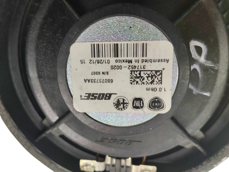 GŁOŚNIK DRZWI PRAWY PRZÓD FIAT 500 (2007-2015) 1.4 16V 100KM 317452-0020