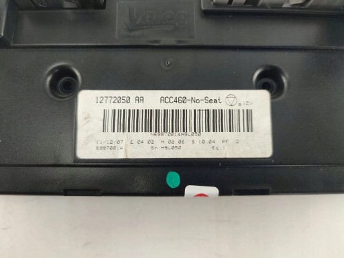 PANEL KLIMATYZACJI CADILLAC BLS (2006-2010) 1.9 D 150KM 12772050AA