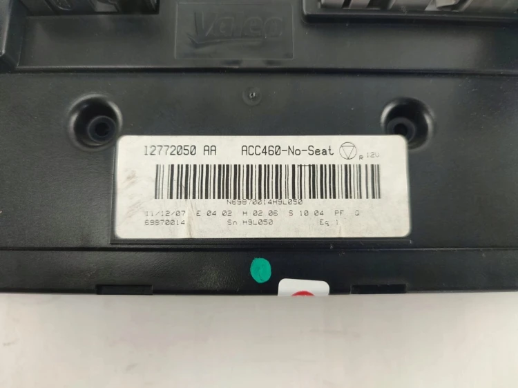 PANEL KLIMATYZACJI CADILLAC BLS (2006-2010) 1.9 D 150KM 12772050AA