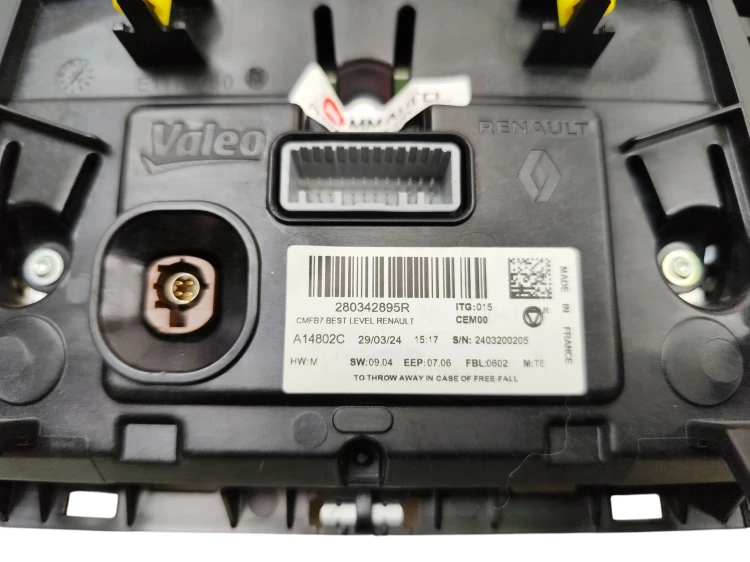 WYŚWIETLACZ RENAULT CAPTUR II (2019-2024) 1.3 TCE 140KM 280342895R