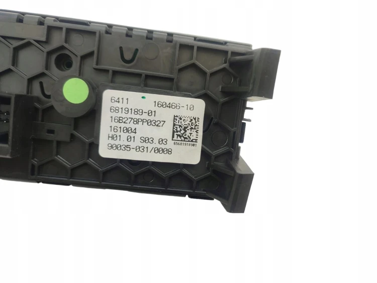 PANEL KLIMATYZACJI TYŁ BMW 7 G11 (2015-2018) 3.0 D 265KM 6819189