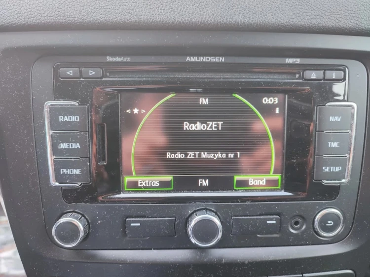 RADIO SKODA YETI (2009-2012) 1.6 TDI 105KM 3T0035191A
