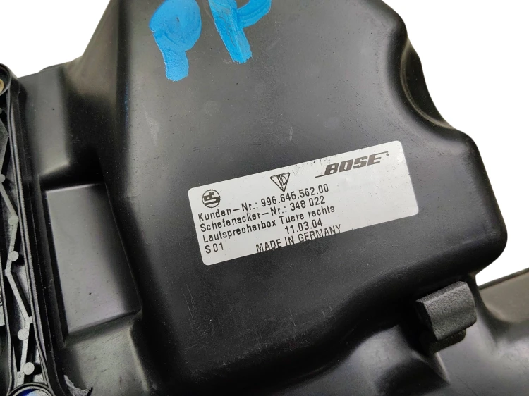 GŁOŚNIK SUBWOOFER PORSCHE BOXSTER I 986 LIFT (2003-2004) 2.7 228KM 99664556