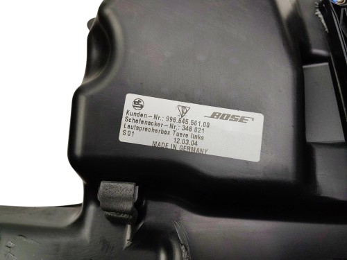 GŁOŚNIK SUBWOOFER PORSCHE BOXSTER I 986 LIFT (2003-2004) 2.7 228KM 99664556