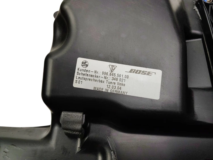 GŁOŚNIK SUBWOOFER PORSCHE BOXSTER I 986 LIFT (2003-2004) 2.7 228KM 99664556