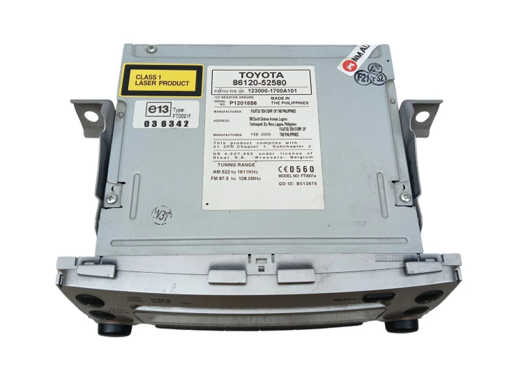 RADIO TOYOTA URBAN CRUISER (2008-2014) 1.33 101KM 86120-52580