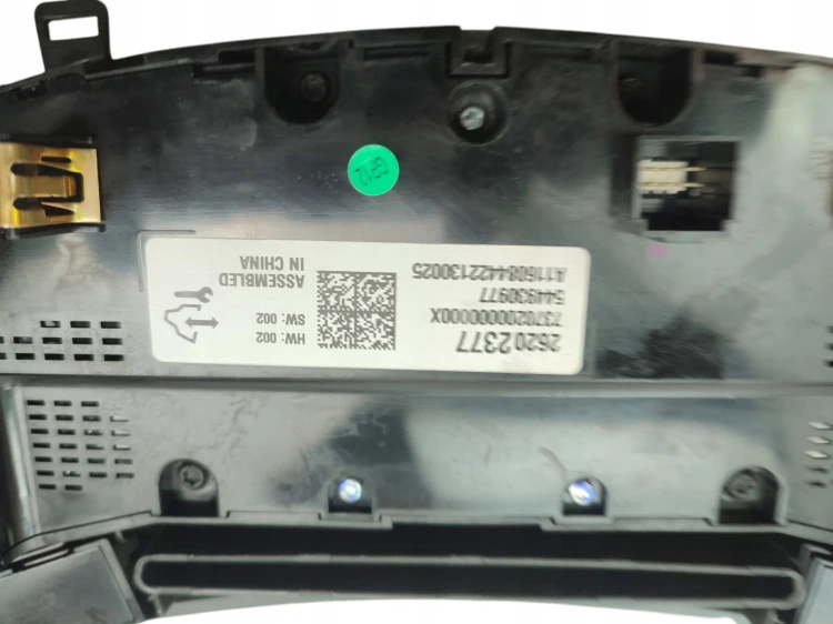 PANEL KLIMATYZACJI OPEL INSIGNIA A LIFT (2013-2017) 1.6 CDTI 136KM 26202377