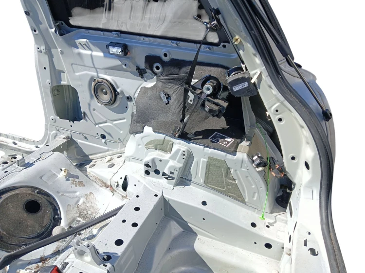 BŁOTNIK PRAWY TYŁ MINI COOPER F56 (2013-2017) WHITE SILVER METALLIC (A62)