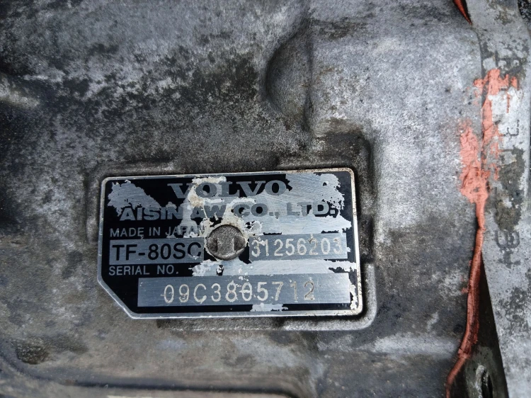 SKRZYNIA BIEGÓW AUTOMAT VOLVO S80 II 3.2 24V 238KM 31256203 TF-80SC 211 TYŚ