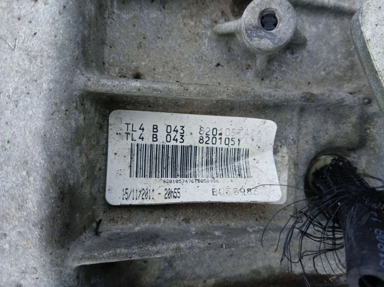 SKRZYNIA BIEGÓW DACIA DUSTER I 1.5 DCI 107KM TL4043 192 TYŚ