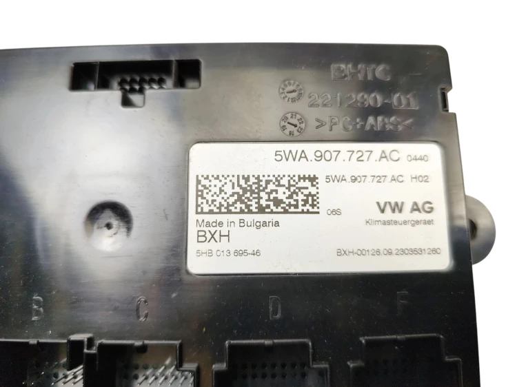 MODUŁ KLIMATYZACJI SKODA OCTAVIA IV AUDI A3 8Y 5WA907727AC