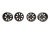 4X FELGI ALUMINIOWE MITSUBISHI SPACE STAR II (2013-2016) 15'' 5J ET46 4X100
