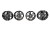 4X FELGI ALUMINIOWE SSANGYONG KORANDO III 18'' 7.5J ET52 5X112 A2464010600
