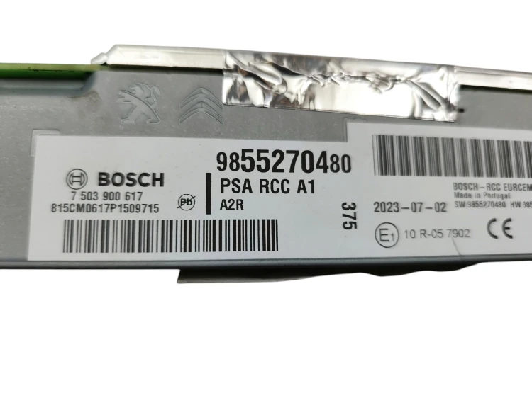 RADIO PEUGEOT 208 II (2019-2023) 1.2 PureTech 75KM 9855270480