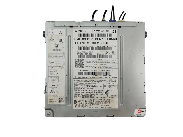 RADIO NAWIGACJA MERCEDES C W205 GLC W253 X253 A2059001722