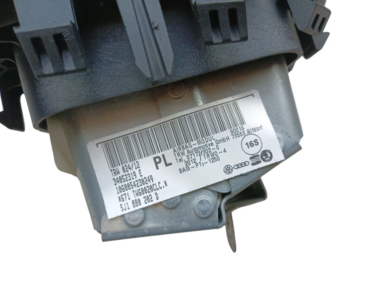 PODUSZKA PASAŻERA ZAŚLEPKA SKODA FABIA II LIFT (2010-2014) 1.4 16V 86KM 5J1
