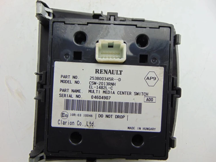 PANEL STEROWANIA NAWIGACJI GPS RENAULT SCENIC III LIFT (2013-2016) 1.5 DCI