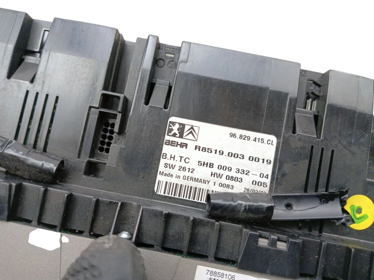 PANEL KLIMATYZACJI CITROEN C5 III (2008-2010) 2.0 HDI 136KM 96829415CL