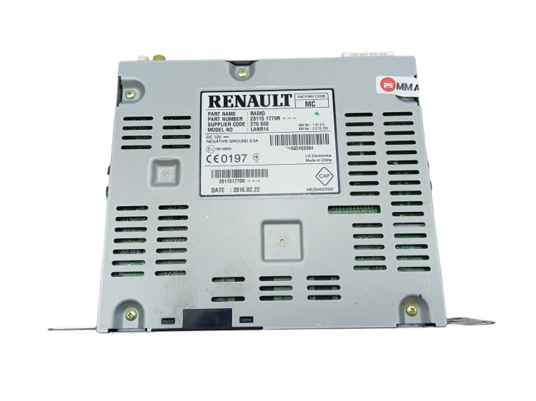 RADIO NAWIGACJA GPS RENAULT KADJAR (2015-2018) 1.6 DCI 130KM 281151779R