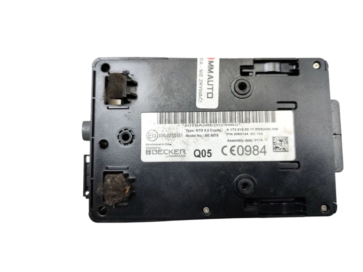 MODUŁ NAWIGACJI GPS MERCEDES SLK R172 (2011-2015) 2.2 CDI 204KM A1728100011