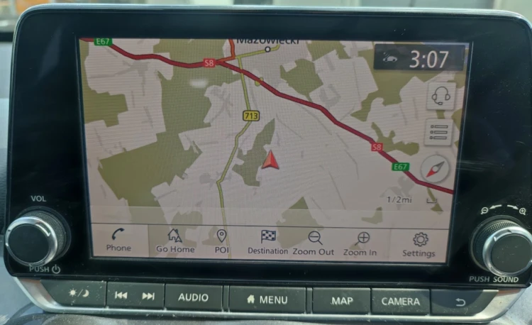 RADIO NAWIGACJA NAVI GPS EKRAN NISSAN JUKE II F16 259156PM1A