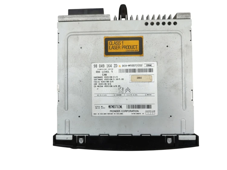 RADIO CITROEN C-ELYSEE (2012-2016) 1.6 E-HDI 92KM 98049164ZD