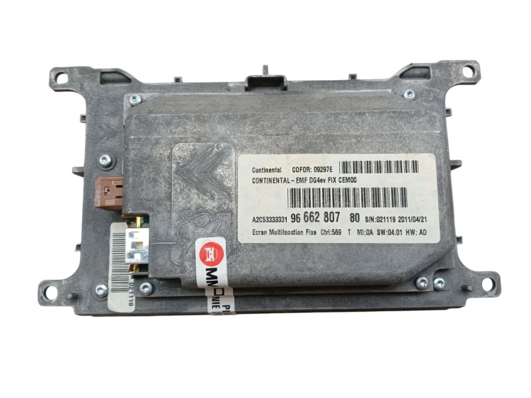 WYŚWIETLACZ NAWIGACJI GPS CITROEN DS5 (2011-2015) 1.6 THP 200KM 9666280780
