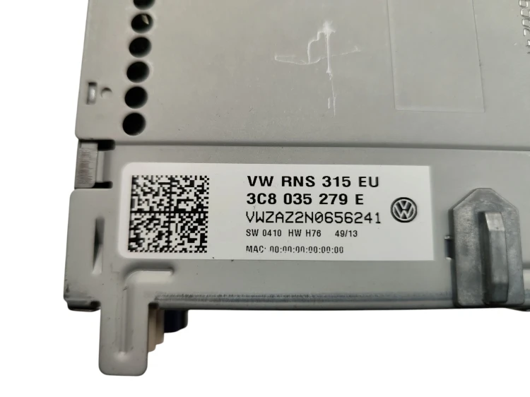 RADIO VOLKSWAGEN TIGUAN I 5N LIFT (2011-2016) 2.0 TDI 140KM 3C8035279E