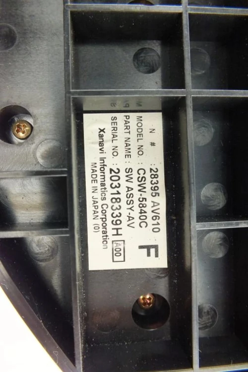 PANEL KLIMATYZACJI NISSAN PRIMERA P12 1.8 16V 28395AV610