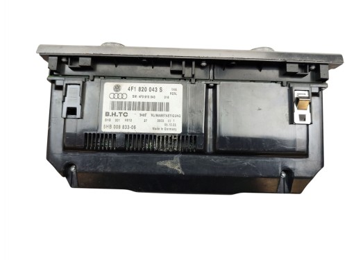 PANEL KLIMATYZACJI AUDI A6 C6 (2004-2008) 2.4 V6 177KM 4F1820043S