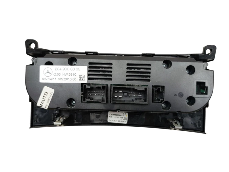 PANEL KLIMATYZACJI MERCEDES C W204 LIFT (2011-2014) 2.2 CDI 120KM 204900380