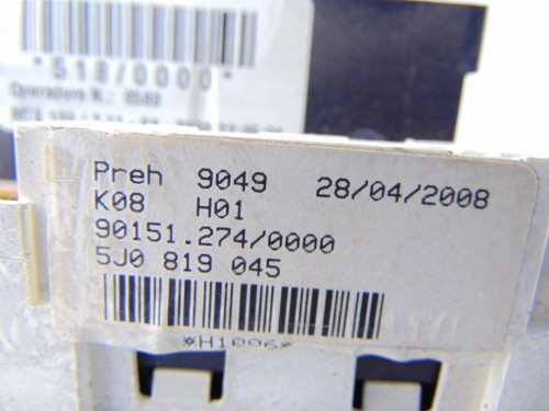 PANEL NAWIEWU SKODA FABIA II(2007-2014) 1.2 12V 60KM 5J0819045