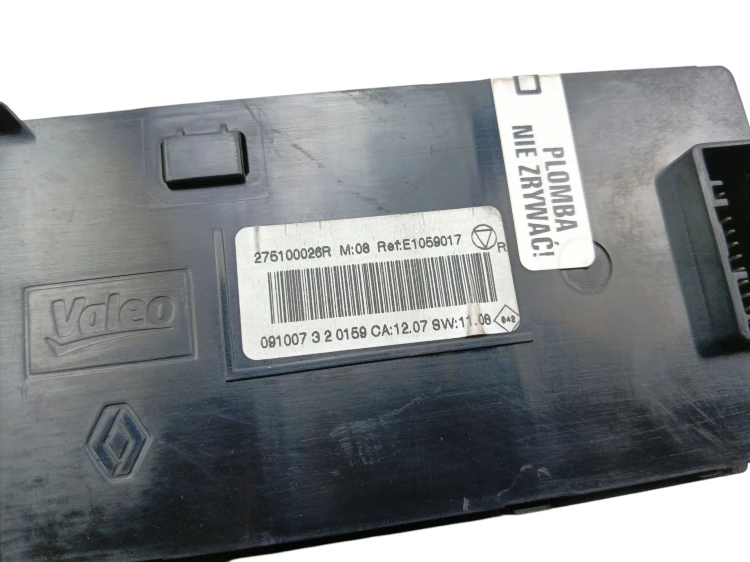 PANEL KLIMATYZACJI CLIMATRONIC RENAULT SCENIC III (2009-2011) 2.0 16V 140KM